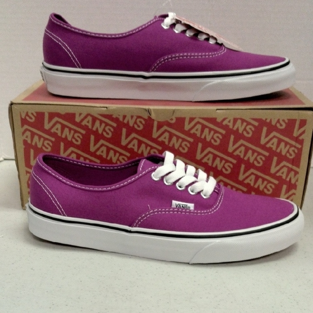 Vans Purple Canvas Sneakers